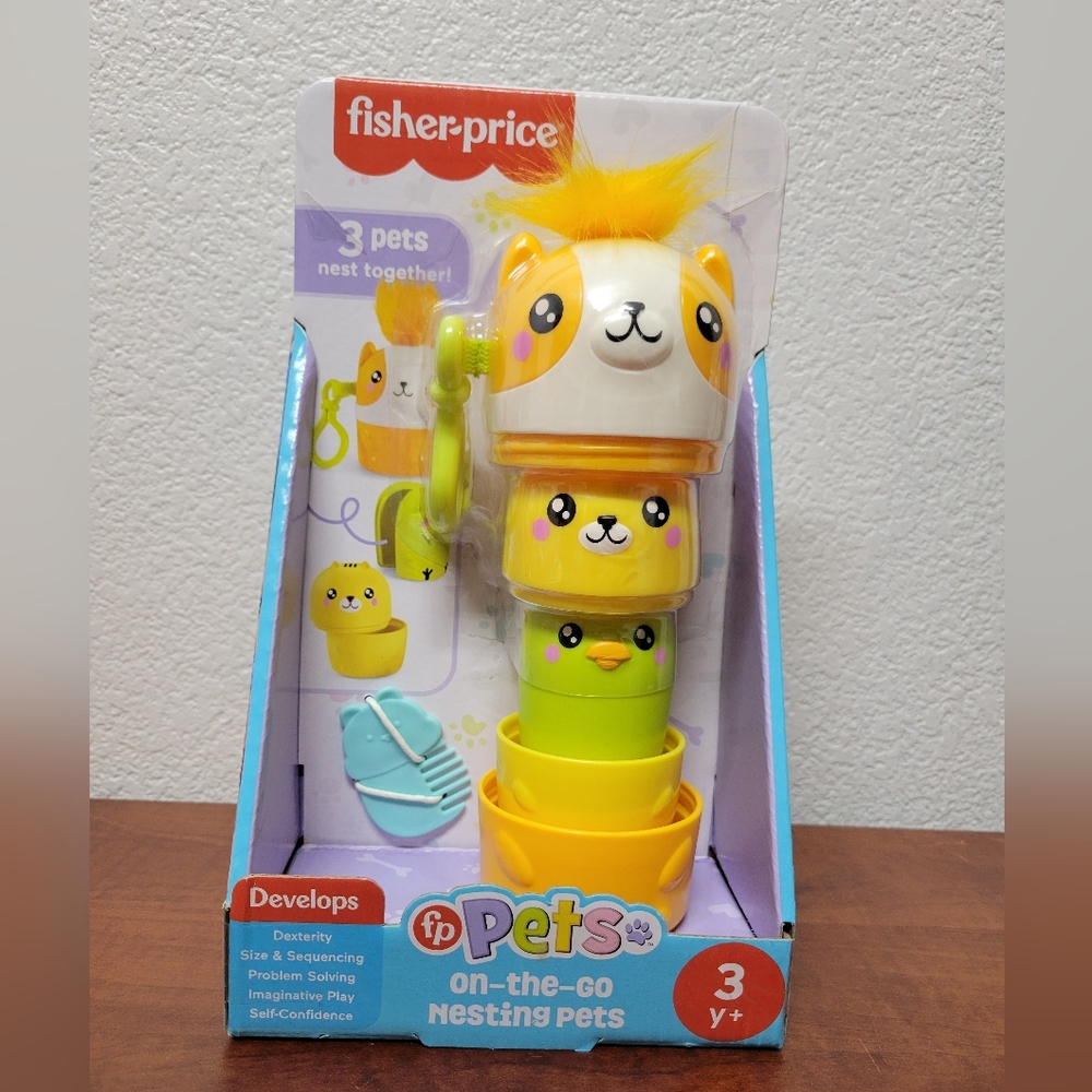 Fisher-Price Pets On The Go Nesting Pets Nwt - Picture 2 of 8